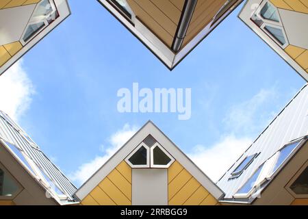 Kubushäuser in Rotterdam Stockfoto