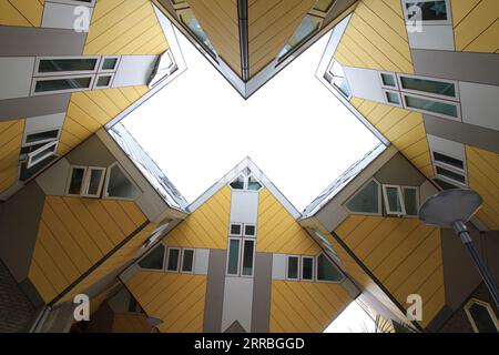 Kubushäuser in Rotterdam Stockfoto