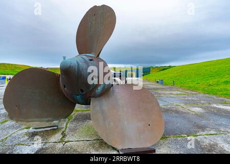 Das neu erweiterte Scapa Flow Museum in Lyness, Hoy, Orkney Islands, Schottland, Großbritannien Stockfoto