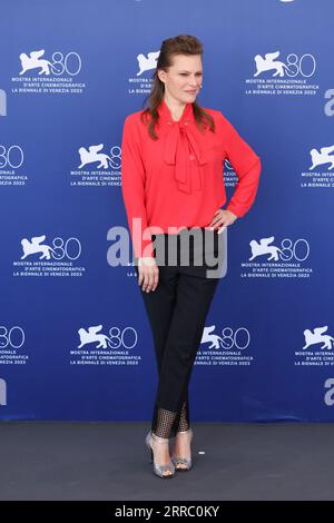 Lido Di Venezia, Italien. September 2023. Noemi Besedes nimmt am 80. Internationalen Filmfestival von Venedig am 7. September 2023 in Venedig, Italien, an einem Fototermin für den Film „Lubo“ Teil. © Foto: Cinzia Camela. Quelle: Live Media Publishing Group/Alamy Live News Stockfoto