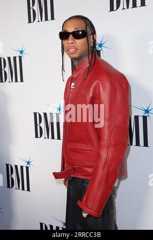 Miami, USA. September 2023. MIAMI BEACH, FLORIDA - 6. SEPTEMBER: Tyga nimmt am 6. SEPTEMBER 2023 an den BMI R&B/Hip-Hop Awards 2023 im LIV Nightclub im Fontainebleau Miami in Miami Beach, Florida, Teil. (Foto: Rolando Rodriguez/SIPA USA) Credit: SIPA USA/Alamy Live News Stockfoto