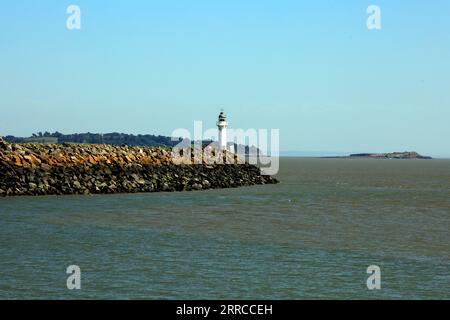 Jackson's Bay und Leuchtturm, Barry Island, September 2023 Stockfoto