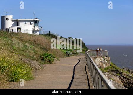 Nell's Point Coastguard Aussichtspunkt, Barry Island zwischen Jacksons Bay und Whitmore Bay. September 2023 Stockfoto