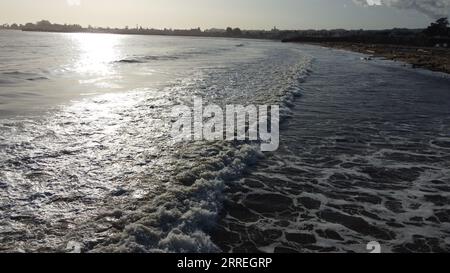 Weißes Wasser Mit Kleiner Welle Stockfoto