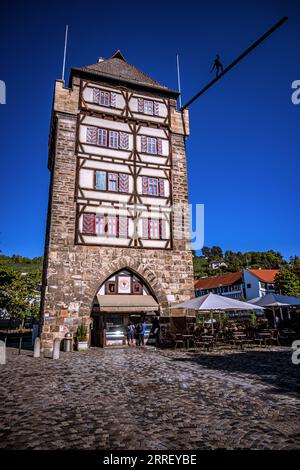 BADEN-WÜRTTEMBERG : ESSLINGEN AM NECKAR - SCHELZTORTURM Stockfoto