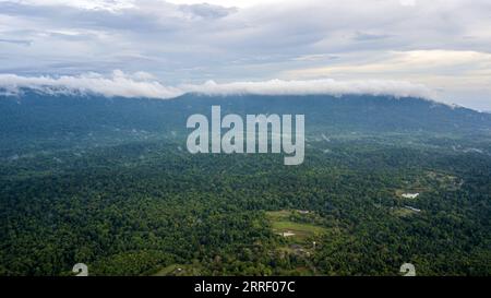 220321 -- BANGKOK, März. 21, 2022 -- Luftaufnahme am 21. März 2022 zeigt Wälder im Khao Yai Nationalpark, Thailand. Der Khao Yai Nationalpark ist der erste Nationalpark Thailands mit einer Gesamtfläche von etwa 2.168 Quadratkilometern. Der jährliche Internationale Tag der Wälder wird am 21. März begangen. THAILAND-KHAO YAI NATIONALPARK-LUFTAUFNAHME WANGXTENG PUBLICATIONXNOTXINXCHN Stockfoto