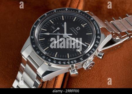 Omega Speedmaster 321 Kaliber Modelle Stockfoto