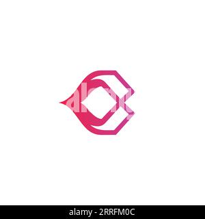B-Logo modernes Design. Buchstabe B Symbol einfach Stock Vektor
