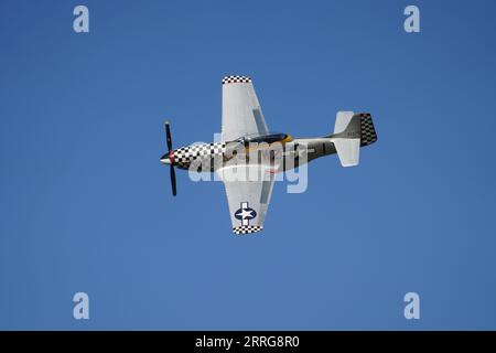 North America P-51 Mustang Contrast Mary zeigt auf der Cosby Victory Show 2023 Stockfoto