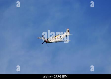 North America P-51 Mustang Contrast Mary zeigt auf der Cosby Victory Show 2023 Stockfoto