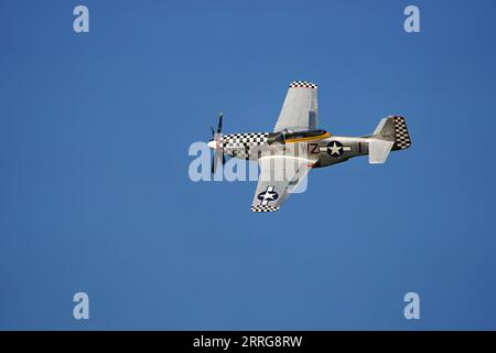 North America P-51 Mustang Contrast Mary zeigt auf der Cosby Victory Show 2023 Stockfoto