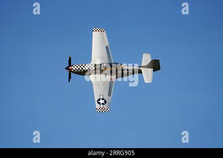 North America P-51 Mustang Contrast Mary zeigt auf der Cosby Victory Show 2023 Stockfoto