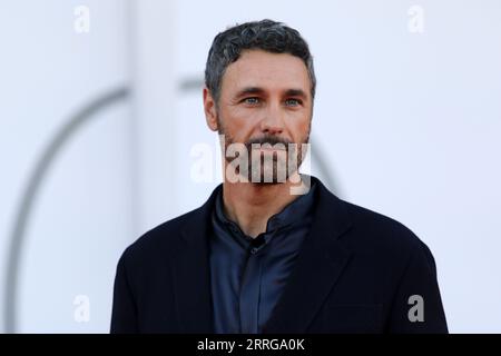 Italien, Lido di Venezia, 7. September 2023: Raoul Bova besucht den roten Teppich für den Film „Lubo“ beim 80. Internationalen Filmfestival von Venedig am 7. September 2023 in Venedig. Foto © Ottavia Da Re/Sintesi/Alamy Live News Stockfoto