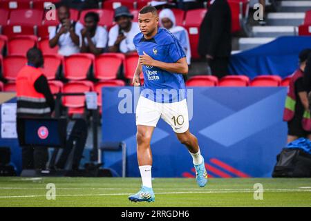 Saint-Denis, Frankreich, Frankreich. September 2023. Kylian MBAPPE aus Frankreich während des UEFA Euro 2024-Qualifikationsspiels Gruppe B zwischen Frankreich und der Republik Irland am 7. September 2023 im Parc des Princes Stadium in Paris. (Bild: © Matthieu Mirville/ZUMA Press Wire) NUR REDAKTIONELLE VERWENDUNG! Nicht für kommerzielle ZWECKE! Stockfoto