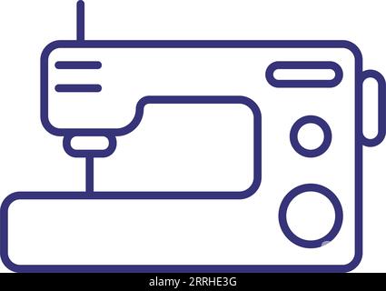 Symbol für Nähmaschinenlinie Stock Vektor