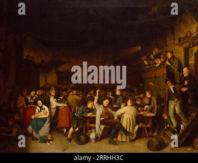 Westfälische BauernRevels, 19. Jahrhundert. Stockfoto