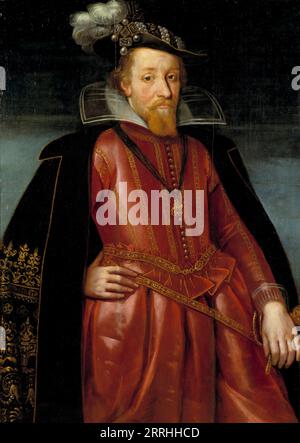 Jakob I. von England (1566–1625), 17. Jahrhundert. Stockfoto