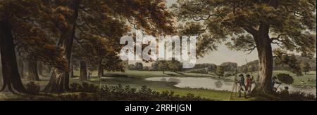 Lautstärke. Humphry Repton (Hrsg.) Skizzen und Hinweise zum Landschaftsgartenbau &#xa0;: Gesammelt aus Entwürfen und Beobachtungen, die sich jetzt im Besitz der verschiedenen Adligen und Herren befinden, für deren Verwendung sie ursprünglich gemacht wurden [...], 1794. Stockfoto