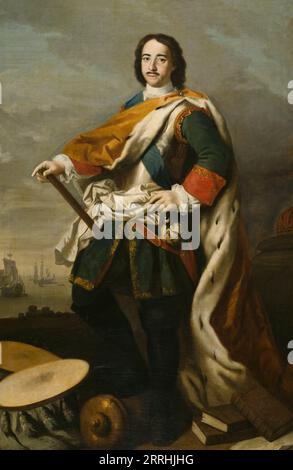 Peter I., 1672-1725, Kaiser von Russland, 1710. Stockfoto