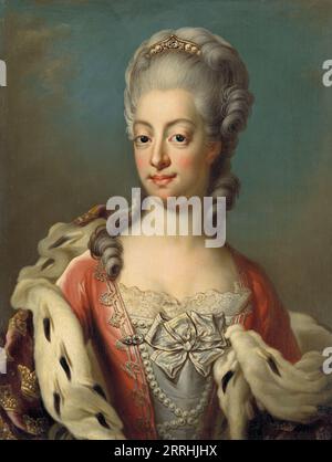 Sofia Magdalena, 1746-1813, Prinzessin von Dänemark, Königin von Schweden, 1788. Stockfoto