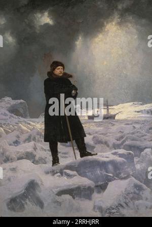 The Explorer A.E. Nordenski&#xf6;ld, 1886. Stockfoto