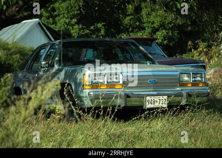 Ein altes Auto in Lineboro, Maryland Stockfoto