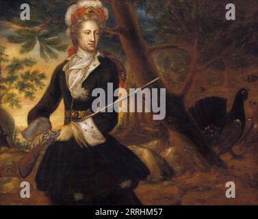 Hedvig Sofia, 1681–1708, Prinzessin von Schweden, Herzogin von Holstein-Gottorp, Mitte des späten 17. Jahrhunderts. Stockfoto