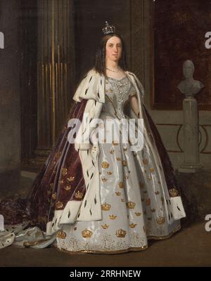 Lovisa, 1828–1871, Königin, verheiratet mit König Karl XV, 1860. Stockfoto