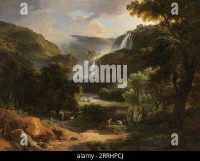 Marble Falls in Terni, Italien, 1820. Stockfoto