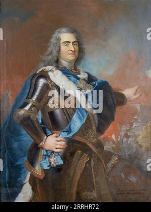 August II. Der starke, 1670-1733, Kurfürst von Sachsen, König von Polen, Ende 17.-Mitte 18. Jahrhundert. Stockfoto