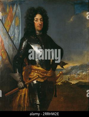 Adam Ludvig Lewenhaupt, 1659–1719, Graf, General, Ende 17.–Anfang 18. Jahrhundert. Stockfoto