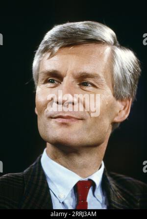 Henning Voscherau, deutscher Politiker, Deutschland um 1987. Stockfoto