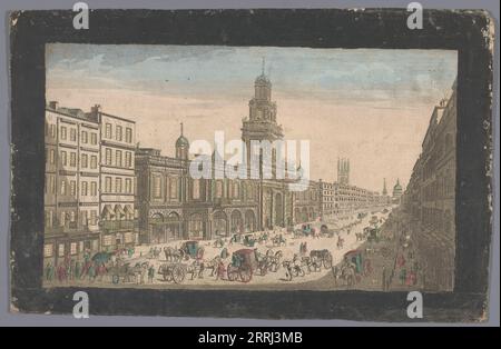 Blick auf die Royal Exchange in London, 1745-1775. Stockfoto