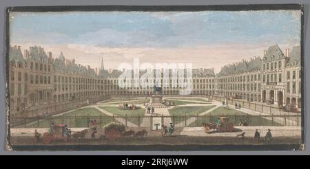 Blick auf den Place Royale in Paris, 1700-1799. Stockfoto