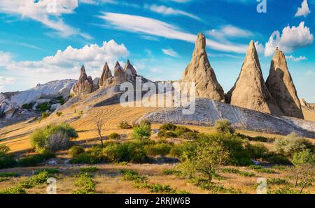 Liebe-Tal in Göreme Nationalpark. Kappadokien, Türkei Stockfoto