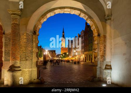 Hauptstadthaus in der Altstadt von Danzig, Polen Stockfoto