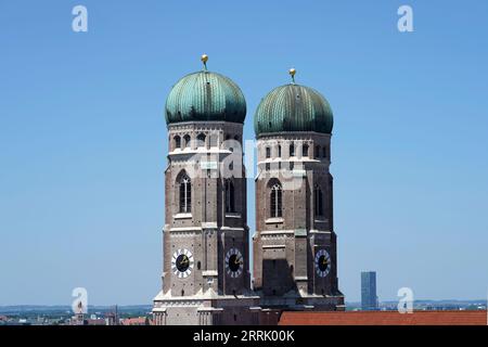 Deutschland, Bayern, München, Altstadt, Frauenkirche, Frauentürme Stockfoto