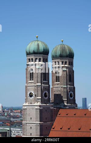 Deutschland, Bayern, München, Altstadt, Frauenkirche, Frauentürme Stockfoto