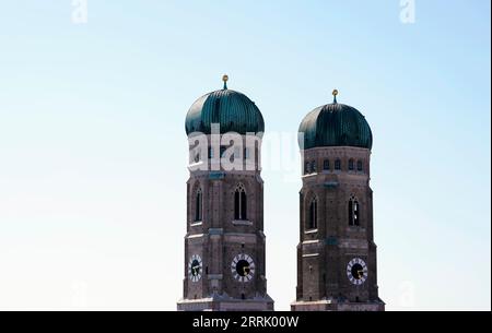 Deutschland, Bayern, München, Altstadt, Frauenkirche, Frauentürme Stockfoto