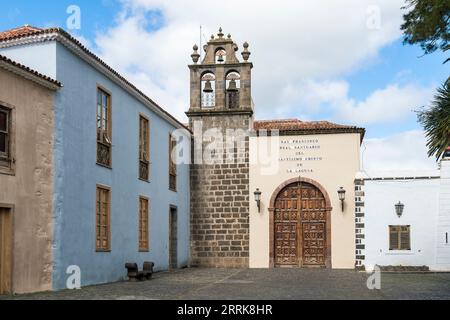 Teneriffa, Kanarische Insel, San Cristóbal de la Laguna, historische Altstadt, San Francisco Real Santuario del Cristo de la Laguna, Kirche Stockfoto