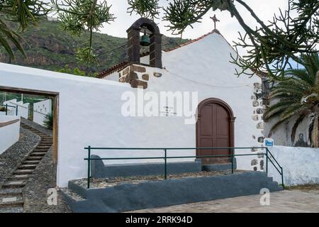 Teneriffa, Kanarische Inseln, Nordküste, San Juan de la Rambla, Sendero las Aguas, Wanderweg, Ermita de la Virgen del Rosario Stockfoto