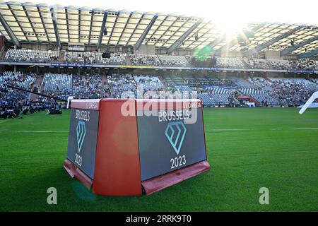 Brüssel, Belgien. September 2023. Die Abbildung zeigt die Ausgabe 2023 des Memorial Van Damme Diamond League Meeting Athletics Event in Brüssel, Freitag, 08. September 2023. BELGA FOTO JASPER JACOBS Credit: Belga News Agency/Alamy Live News Stockfoto