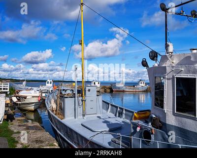 Im alten Fischereihafen Nida an der Kurischen Nehrung, Litauen, Stockfoto