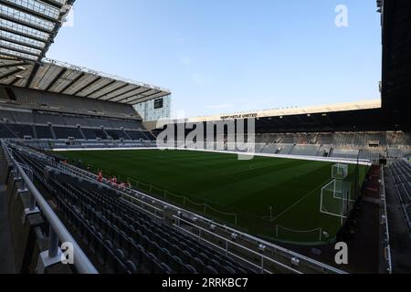 Newcastle upon Tyne, Großbritannien. September 2023. Allgemeine Ansicht vor dem internationalen Freundschaftsspiel in St. James' Park, Newcastle Upon Tyne. Auf dem Bild sollte stehen: Nigel Roddis/Sportimage Credit: Sportimage Ltd/Alamy Live News Stockfoto