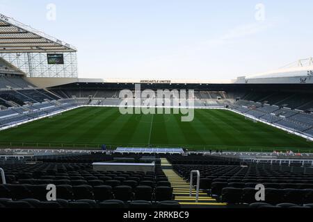 Newcastle upon Tyne, Großbritannien. September 2023. Allgemeine Ansicht vor dem internationalen Freundschaftsspiel in St. James' Park, Newcastle Upon Tyne. Auf dem Bild sollte stehen: Nigel Roddis/Sportimage Credit: Sportimage Ltd/Alamy Live News Stockfoto