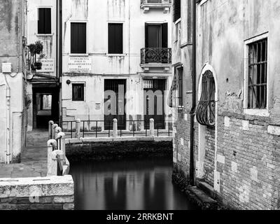 In den Gassen von Dorsoduro, Venedig, Stockfoto