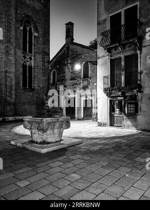 In der ehemaligen Kirche Chiesa di San Gregorio in Venedig, Stockfoto