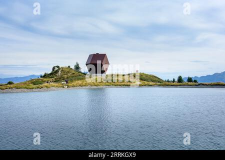 Österreich, Tirol, Zillertal, die Granatkapelle von Mario Botta. Stockfoto