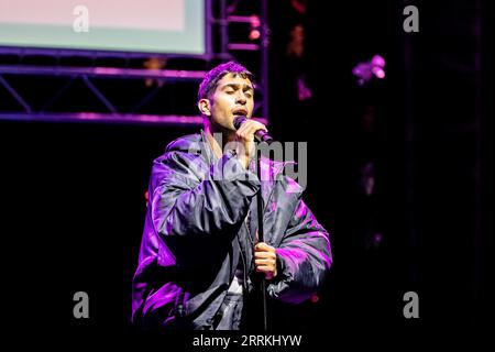 Mailand, Italien. September 2023. Triennale di Milano, Mailand, Italien, 08. September 2023, Mahmood während Tempo delle Donne 2023 - News Credit: Live Media Publishing Group/Alamy Live News Stockfoto