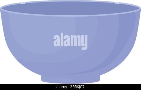 Symbol für leere Keramikschale. Küchengeschirr isoliert auf weißem Hintergrund Stock Vektor